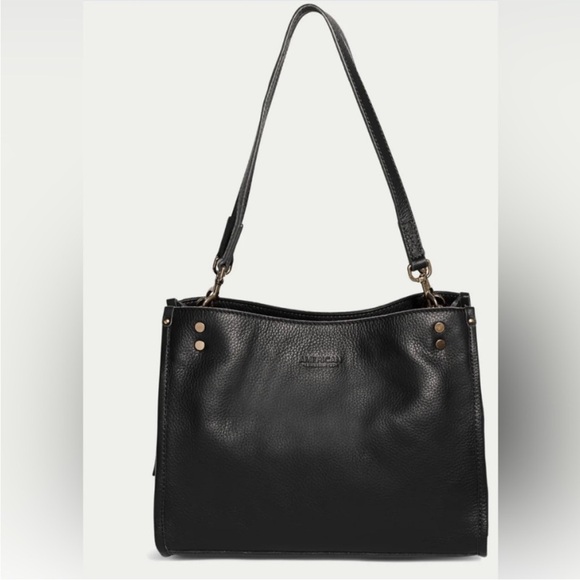 GU American Leather Co. "Hope Tote" Black Shoulder Bag/Tote/Purse- Triple Entry! - Picture 8 of 8